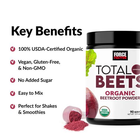 Total Beets Organic Powder Force Factor