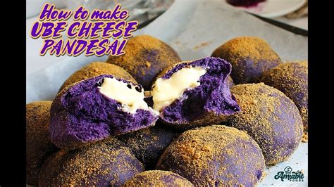 How To Make Ube Cheese Pandesal Soft Bread And Creamy Cheesy Filling