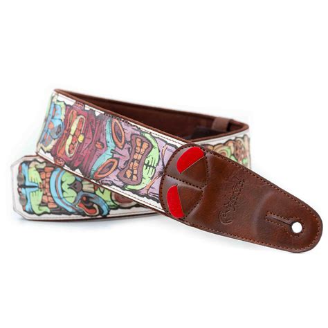 Righton Straps Mojo Tiki White Guitar Strap