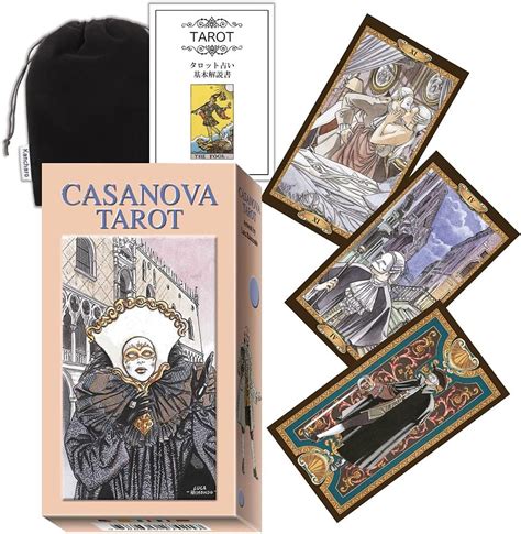 Jp Kancharo タロットカード 78 枚 タロット占い【カサノバ タロット Casanova Tarot】日本語