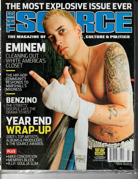 The Source Magazine 173 February 2004 Eminem Benzino Rare Vintage Hip Hop New Ebay