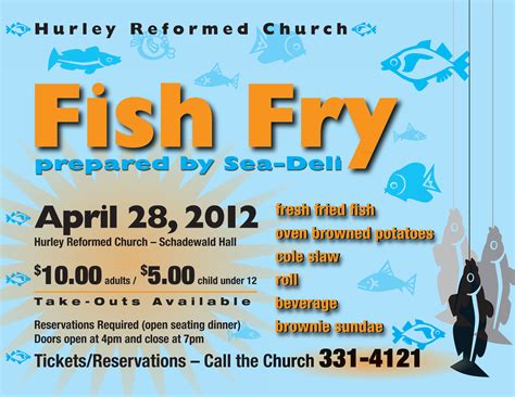 Church Fish Fry Flyer