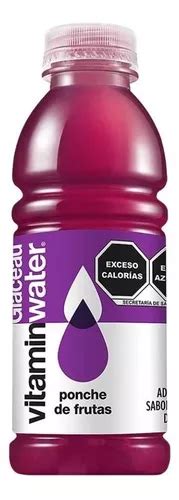 Agua Vitamin Water Ml Adicionada Con Vitaminas Gusto Ponche De Frutas