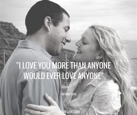 In The Movie 50 First Dates Henry Told Lucy That He Loves Her More