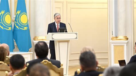 Speech by the President of the Republic of Kazakhstan Kassym-Jomart ...