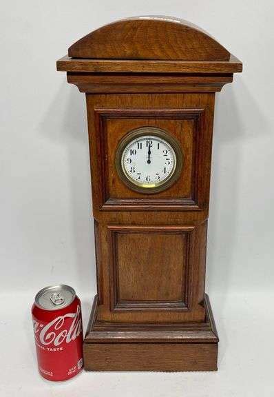 Small Antique Oak Tall Case Clock Dixons Auction At Crumpton