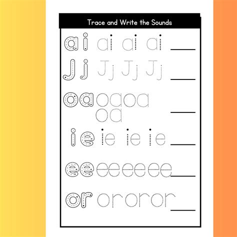 Jolly Phonics Group 4 Printable Worksheets Phonics Activities For The Letter Sounds Ai J Oa