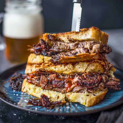 Brisket Grilled Cheese Sandwich - Best use for leftover brisket