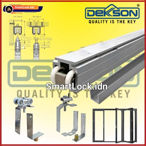 Jual Rel Pintu Lipat Dekkson Rel Pintu Sleding Set Lengkap Shopee