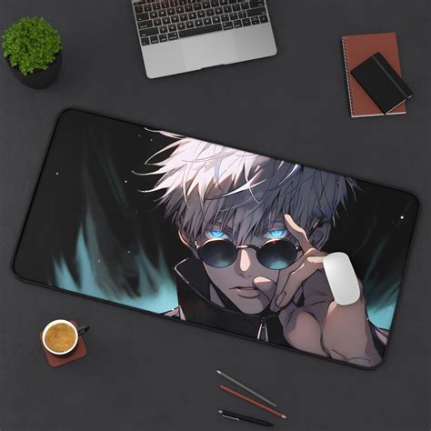 Gojo Satoru Mouse Pad Large Anime Mouse Pads Computer Mat Etsy