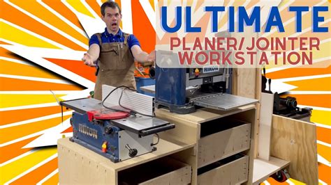 Forget The Flip Cart The Ultimate Planerjointer Workstation Youtube