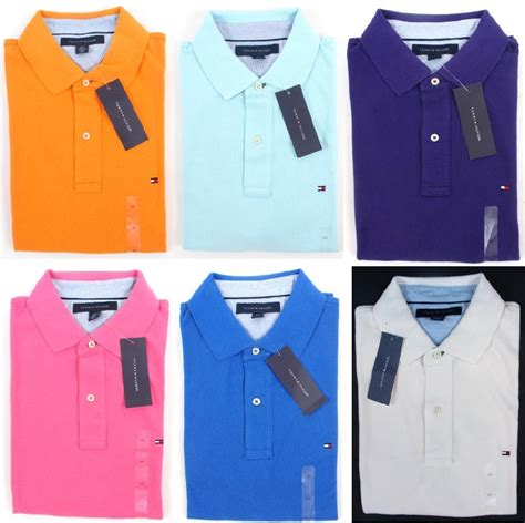 New Nwt Tommy Hilfiger Mens Classic Fit Solid Color Short Sleeve Polo Shirt Ebay