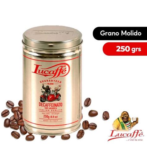 Caf Lucaffe Descafeinado Grano Molido Grs Grano Hoja