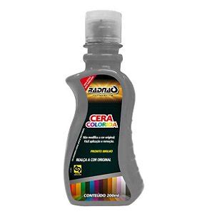 Cera Automotiva Cremosa Colorida Cinza 200ML JL TAPEÇARIA AUTOMOTIVA