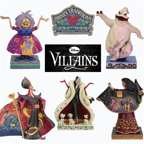 RANGE OF DISNEY Traditions Villains Figurines Brand New & Boxed £43.95 ...