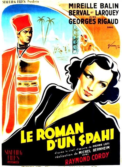 Le Roman D Un Spahi 1936 The Poster Database TPDb