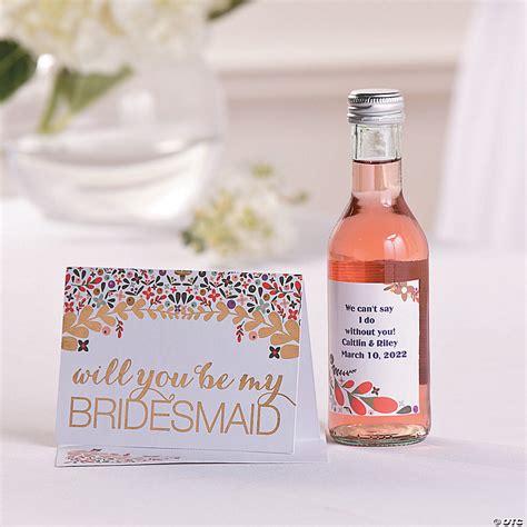 Personalized Mini Wine Bottle Labels