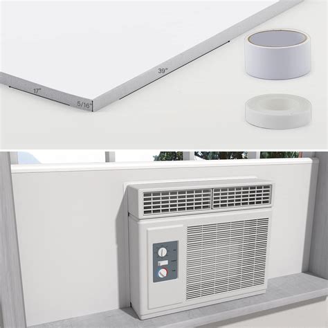 Buy Window Air Conditioner Side Insulated Foam Panel Summer Winter Heat And Draft Insulating