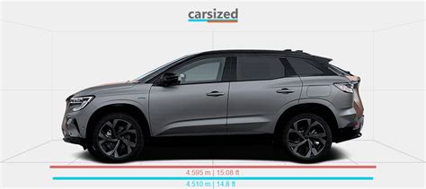 Dimensions Renault Austral Present Vs Nissan Ariya Present