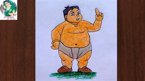 How to draw Kalia from Chhota Bheem // Cartoon character drawing ...