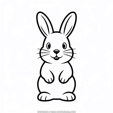 Desenho Coelho Para Imprimir - 6