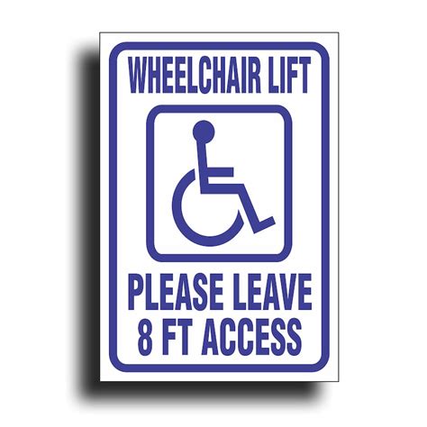 Handicap Decal XL Extra Large Sticker Handicapped for Disabled | Etsy