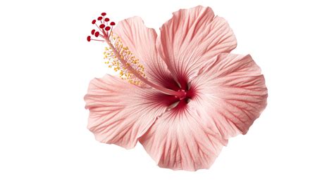 Beautiful Close Up Of Pink Hibiscus Flowers 49794361 Png