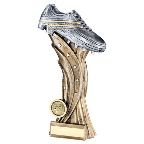 Football Silver Boot Trophy Awards Trophies Supplier