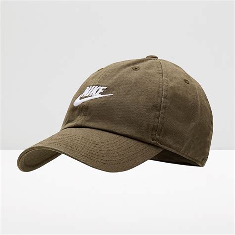 Mens Clothing Nike Sportswear H86 Cap Futura Washed Olive Canvas