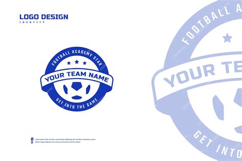 Premium Vector Soccer Football Badge Logo Sport Team Identity Vector