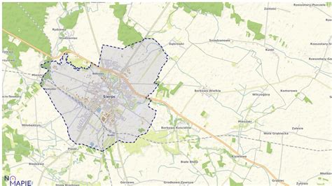 Geoportal miasto Sierpc sprawdź informacje o gminie na mapie