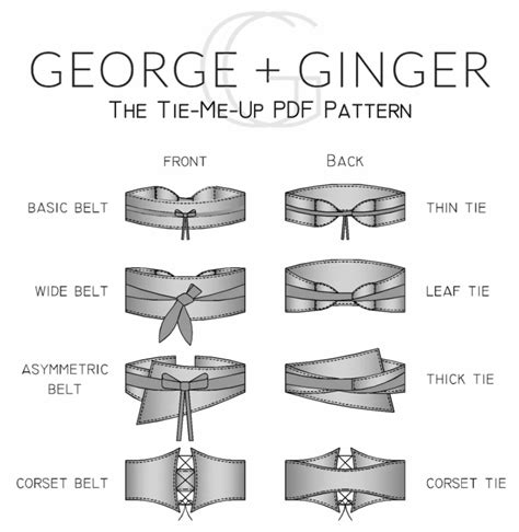 Ready To Make Some Unique Accessories The Tie Me Up Belt Pattern Is