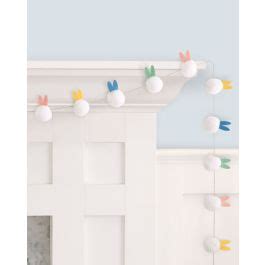 Bunny Ears Pom Pom Garland 2m Party Delights