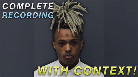 Xxxtentacion Full Audio Confession Recording Transcript 27 Min Youtube