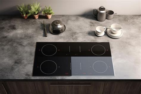 Revolutionizing Cooking A Contemporary Kitchen Featuring an Induction ...