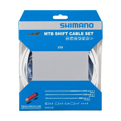 Shimano Shift Cable Set Polymer Coated Xtr Sl M9000 Good Cycles Shop Online Australia Wide