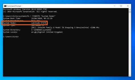 How To Find Laptop Model On Windows 10
