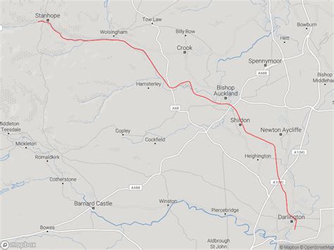 Unofficial Weardale Teesdale Railway Network Route Proposal Travegeo