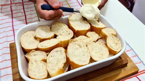 Sobrou pão em casa Então Você não pode deixar de fazer essa receita