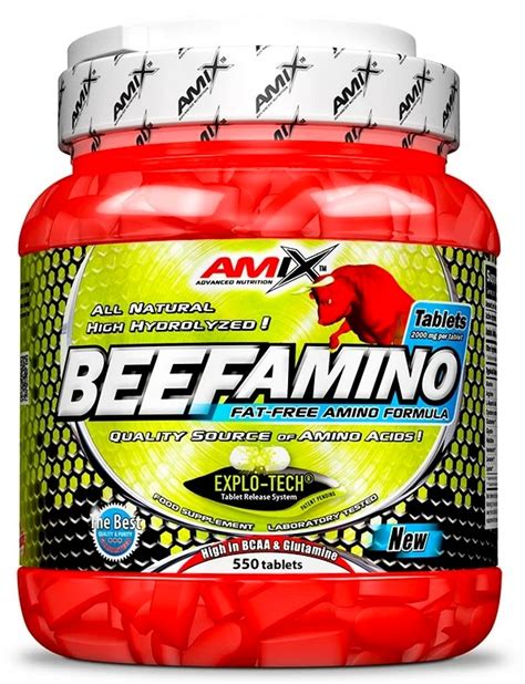 Amix Nutrition Beef Amino Tablet Sportovn V Iva Zdrav V Iva