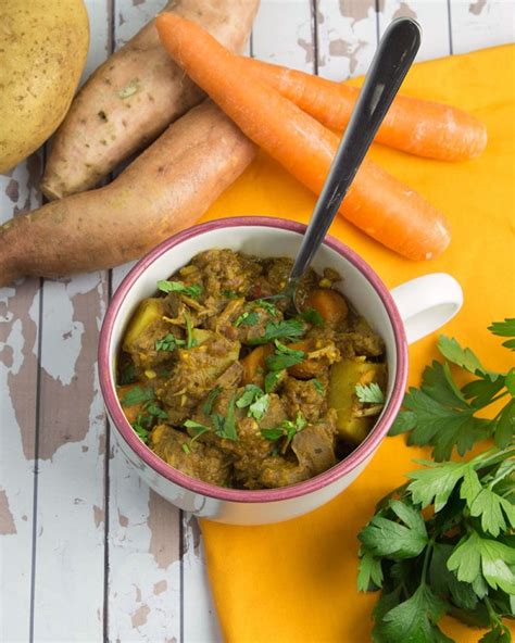 Slow Cooker Tangy Beef Stew With Root Veg OmNomAlly