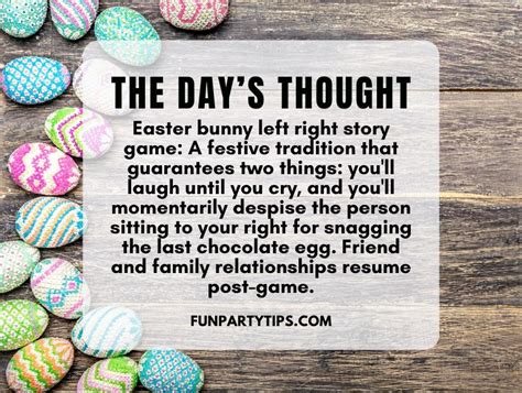 Who Else Wants A Fun Easter Bunny Left Right Story Game Printable