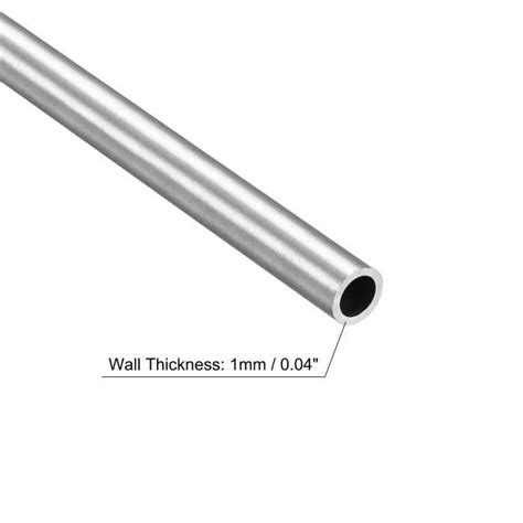 Tuyau Tube Acier inoxydable 316 SOURCING MAP 6mm Diamètre extérieur 1mm