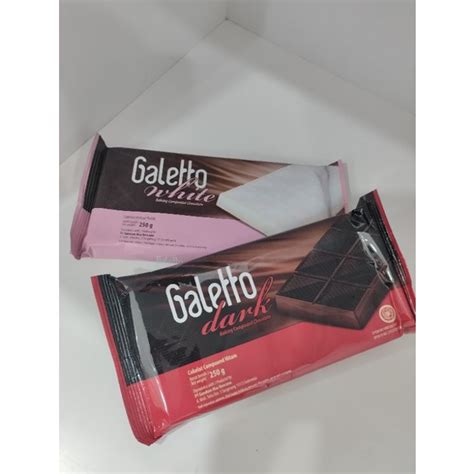 Jual Galetto Baking Compound Dark Chocolate Baking Compound Coklat