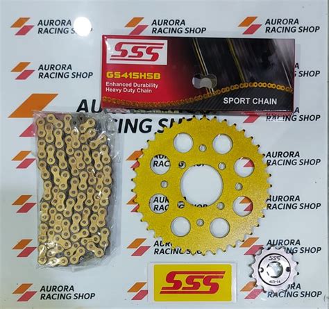 Jual Gear Set Sss Gold Satria Fu Old New Barong Face Lift