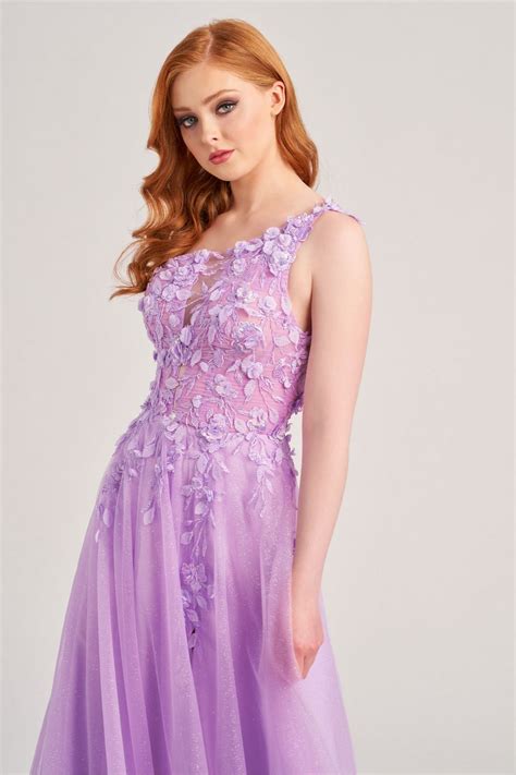 Lilac Colette Cl5124 Long Formal Applique Prom Dress For 549 99 The