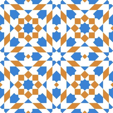 Premium Vector | Seamless arabic geometric ornament based on traditional arabic art Muslim mosaic