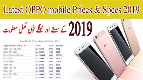 Oppo Mobiles Price List Pakistan