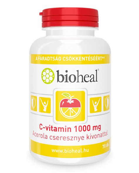 Bioheal C Vitamin Mg Acerola Cseresznye Kivonattal X Netmedical Hu