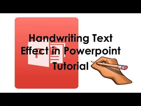 Handwriting Text Effect In Powerpoint Tutorial Teacher Kristinna